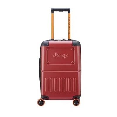 Jeep Jh002b 20" Hardside Luggage In Red