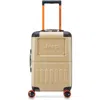 Jeep Jh002b Carry-on 19 Inch Hardside Expandable Luggage With Spinner Wheels In Sand