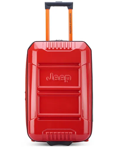 Jeep Jh003b Expandable Luggage In Red