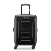 Jeep Jh004c Carry-on 20 Inch Hardside Expandable Luggage With Spinner Wheels In Black