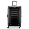 Jeep Jh004c Checked-large 28 Inch Hardside Expandable Luggage With Spinner Wheels In Black