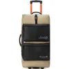 Jeep Js006b 27 Inch Two Wheel Rolling Travel Duffle Bag In Sand