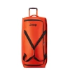 Jeep Js009d 31 Inch Two Wheel Rolling Travel Duffle Bag In Orange