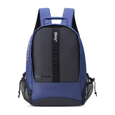 Jeep Js011b Daisy Chain Backpack In Blue