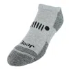 Jeep Men's Classic Cotton No Show Socks In Grey