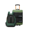 Jeep Softside 20" Two Wheel Rolling Travel Duffle Bag [js006b] & Laptop Travel Backpack [js011b] Set In Green