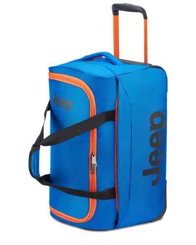 Jeep Valley Js009d 20 Rolling Duffel Bag In Blue
