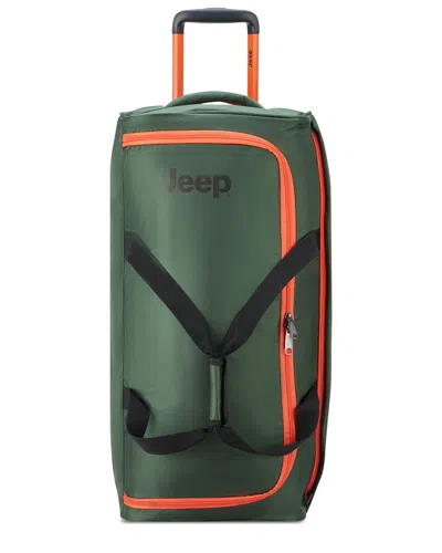 Jeep Valley Js009d 27 Rolling Duffel Bag In Green