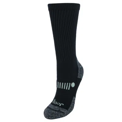 Jeep Women's Classic Cotton Crew Socks (3 Pair Pack) In Black