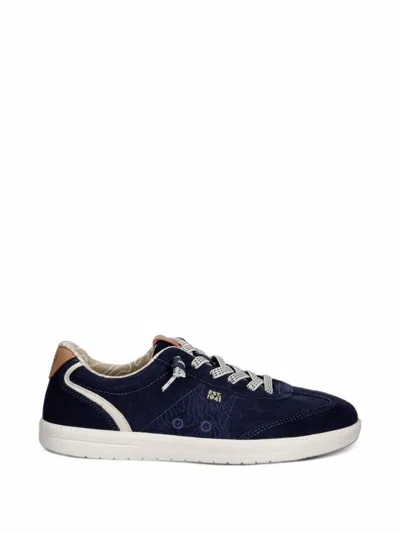 Jeep Ster Logo-embroidered Sneakers In Blue