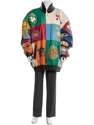 Pre-owned Jeff Hamilton Graphic Print Jacket In Multicolor