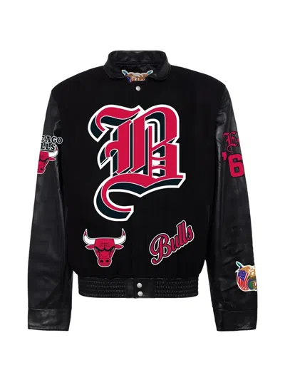 Jeff Hamilton Logo-patch Reversible Bomber Jacket In Multi