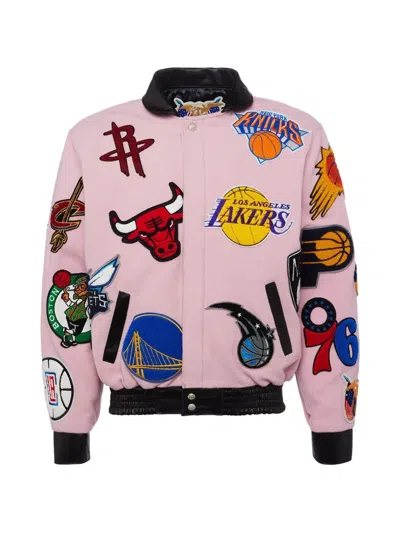 Jeff Hamilton Nba-patches Bomber Jacket In Multi