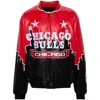 Jeff Hamilton Chicago Bulls Skyline Jacket In Red