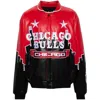 Jeff Hamilton Chicago Bulls Skyline Jacket In Red