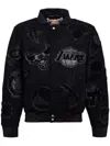 Jeff Hamilton X Nba Collage Jacket In 黑色