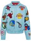 Jeff Hamilton X Nba Collage Jacket In 蓝色