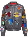Jeff Hamilton X Nba Collage Jacket In 灰色