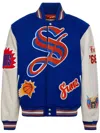 Jeff Hamilton X Phoenix Suns Bomber Jacket In Blue