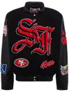 Jeff Hamilton X San Francisco 49ers Bomber Jacket In 黑色
