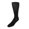Jefferies Socks Firm Support Over The Calf Compression Dress Socks In Black