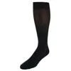 Jefferies Socks Men's Ribbed Dress Over The Calf Socks In Black