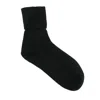 Jefferies Socks Women's Organic Cotton Turn Cuff Socks In Black