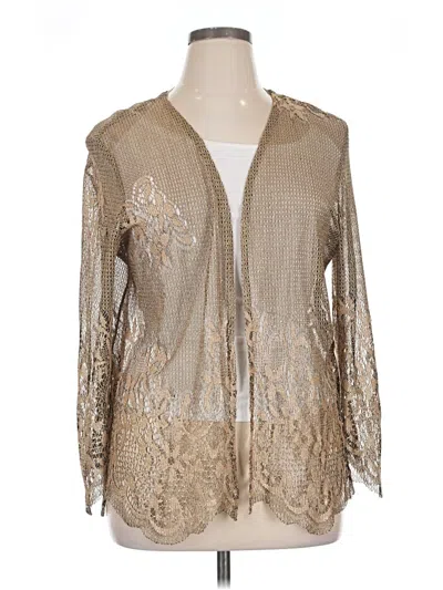 Pre-owned Jeffrey & Dara Cardigan Sweater In Brown