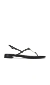 Jeffrey Campbell 1 Chance Sandal In 黑色哑光 & 银色