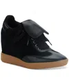 Jeffrey Campbell Hidden Wedge Sneaker In Black Combo