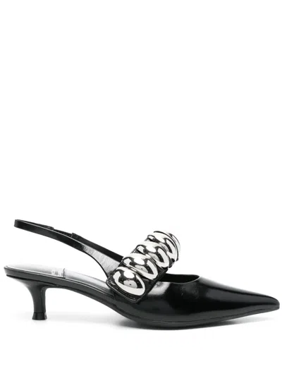 Jeffrey Campbell 40mm Leather Heeled Sandals