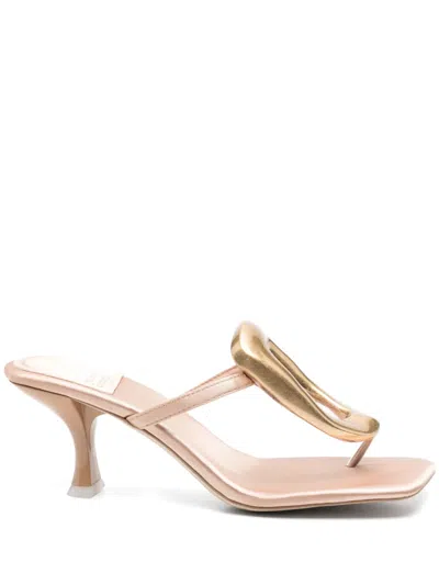 Jeffrey Campbell 60mm Leather Heeled Sandals
