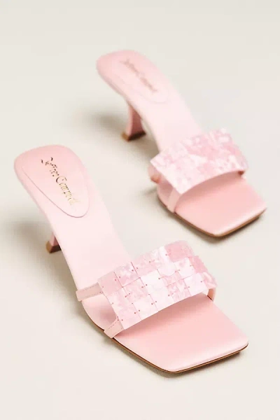 Jeffrey Campbell Abalone-inspired Square Toe Heels In Pink