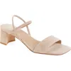 Jeffrey Campbell Adapt Ankle Strap Sandal In Beige Suede