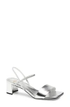 Jeffrey Campbell Adapt Slingback Sandal In Silver