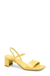 Jeffrey Campbell Adapt Slingback Sandal In Yellow