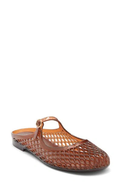Jeffrey Campbell Adorable Jelly Mary Jane Mule In Brown