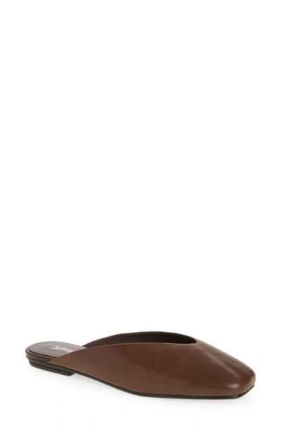 Jeffrey Campbell Advocate Square Toe Mule In Brown