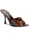 Jeffrey Campbell Agent High-heel Dress Mules In Tortoise
