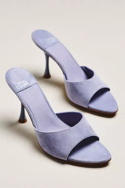 Jeffrey Campbell Agent Mule Heels In Blue