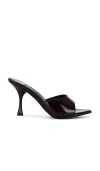 Jeffrey Campbell Woman Sandals Black Size 7 Leather In Wine