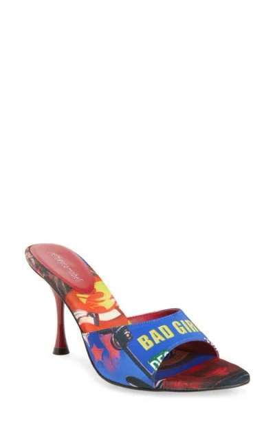 Jeffrey Campbell Agent Slide Sandal In Multi