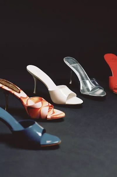 Jeffrey Campbell Agent Suede Mule Heels In Multi