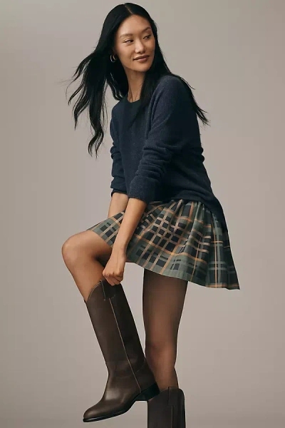 Jeffrey Campbell Airish Western Boots In Brown