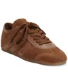 Jeffrey Campbell Aleta Sneaker In Tan Suede Combo