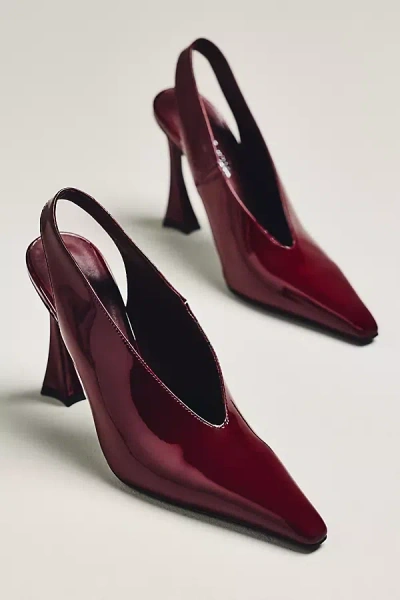 Jeffrey Campbell Alimony Slingback Heels In Purple