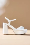 Jeffrey Campbell Amma Platform Heeled Sandals In White