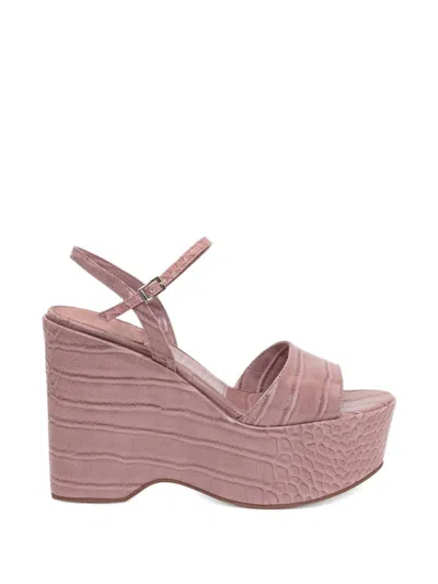 Jeffrey Campbell Anamaria Heeled Sandals In Pink