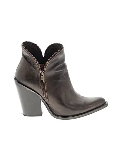Pre-owned Jeffrey Campbell Ankle Boots In Brown