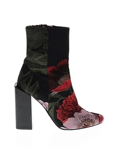Pre-owned Jeffrey Campbell Ankle Boots In Burgundy
